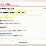 BANI Academy card: the five slots of an image prompt, why thumbnails are not art, and what a prompt pack really gives you