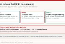 Three moves for a video opening: name the viewer's situation, apply a verbal brake, then say the unexpected thing