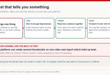 Four conditions for a thumbnail or title test: change one thing, gather enough impressions, read click rate with retention, compare against your own median