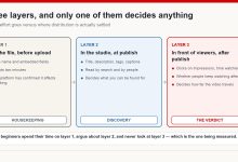 Three layers of YouTube optimisation: file metadata before upload, studio fields at publish, and viewer behaviour after publish